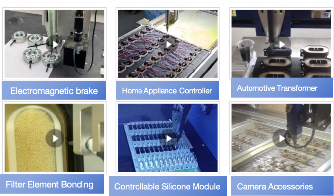 CCD ad alta precisione Intelligent AB component Automatic Visual Glue Dispensing Machine 2