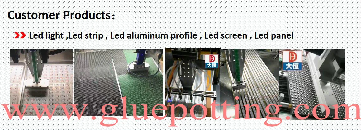 Macchina di dosaggio di poliuretano epoxide AB Componente Silicone Dispensing Machine High Precision Glue Potting Machine 7