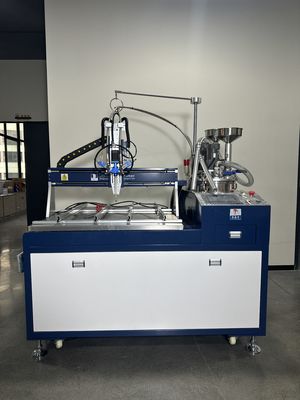 Macchina di iniezione automatica di resina epossidica con distribuzione di colla a tre assi e domatura di adesivi per etichette di potenza da 2 kW