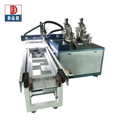 Macchina automatica di distribuzione di colla per accensioni elettroniche certificata ISO con linea trasportatrice